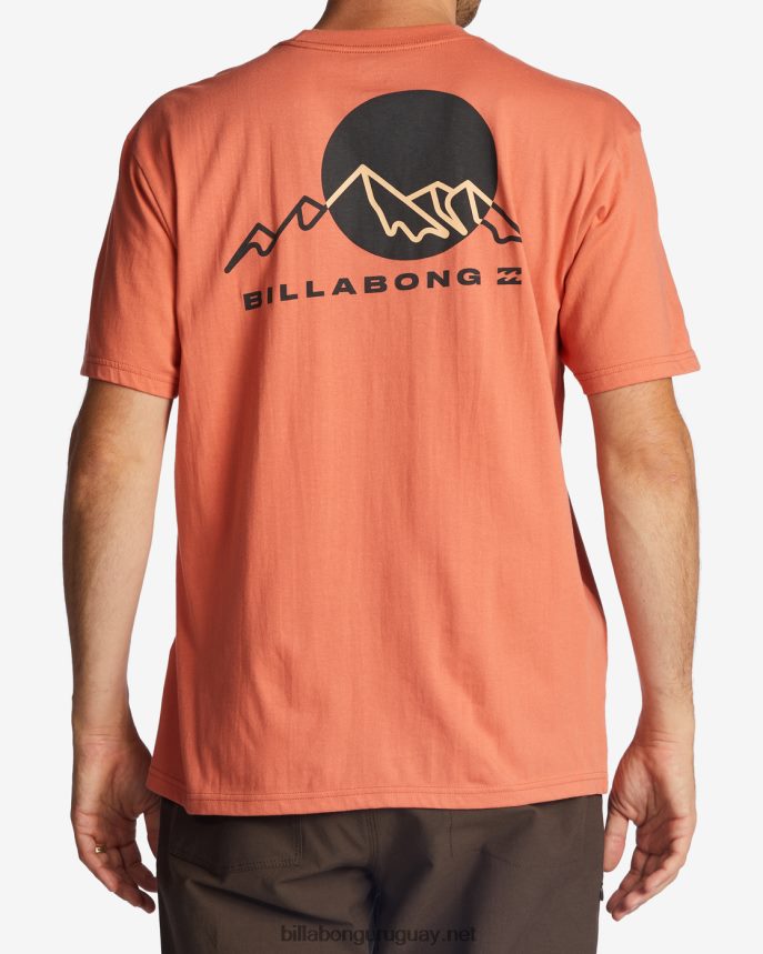 camiseta orgánica atardecer hombres coral DR6844463 Billabong