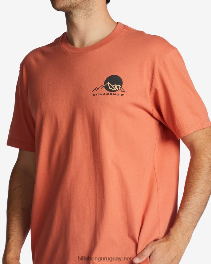 camiseta orgánica atardecer hombres coral DR6844463 Billabong