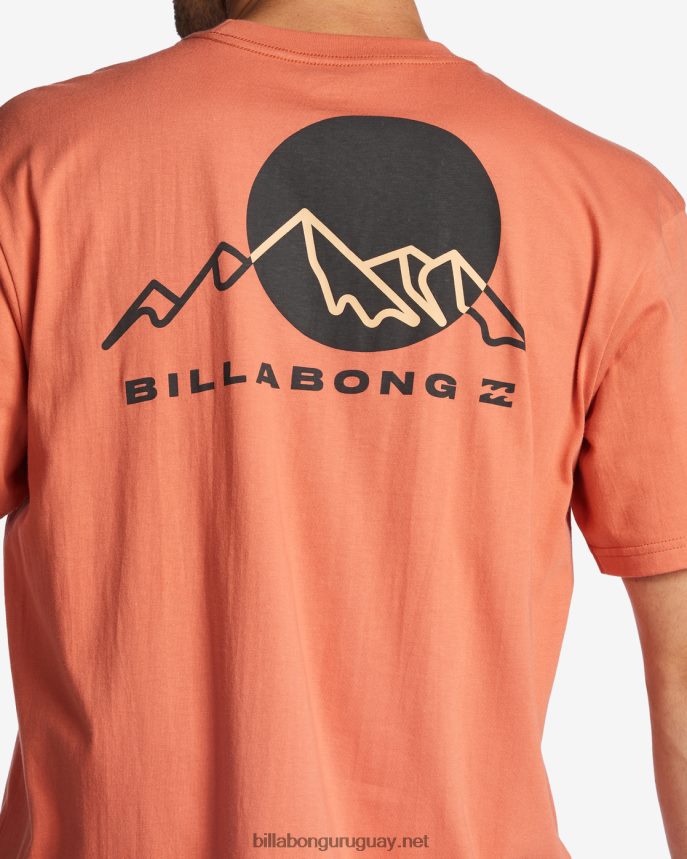 camiseta orgánica atardecer hombres coral DR6844463 Billabong