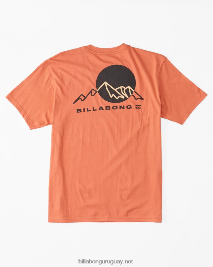 camiseta orgánica atardecer hombres coral DR6844463 Billabong
