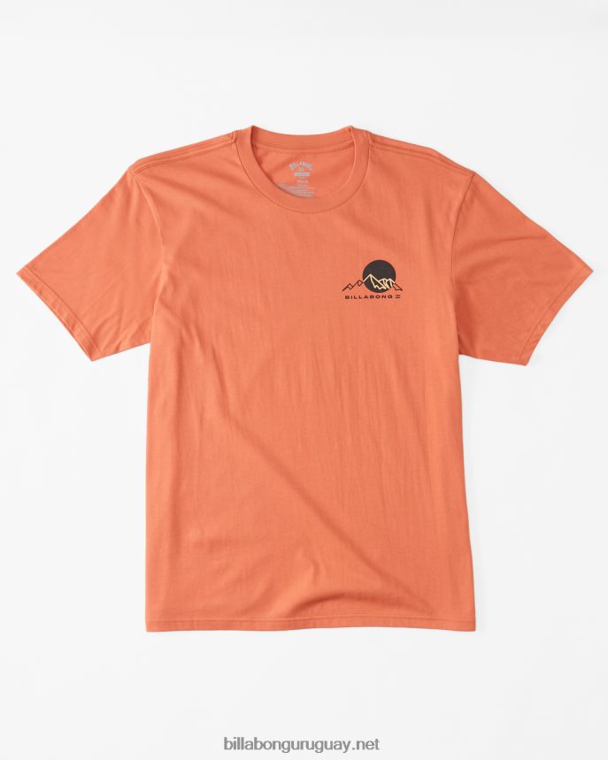 camiseta orgánica atardecer hombres coral DR6844463 Billabong
