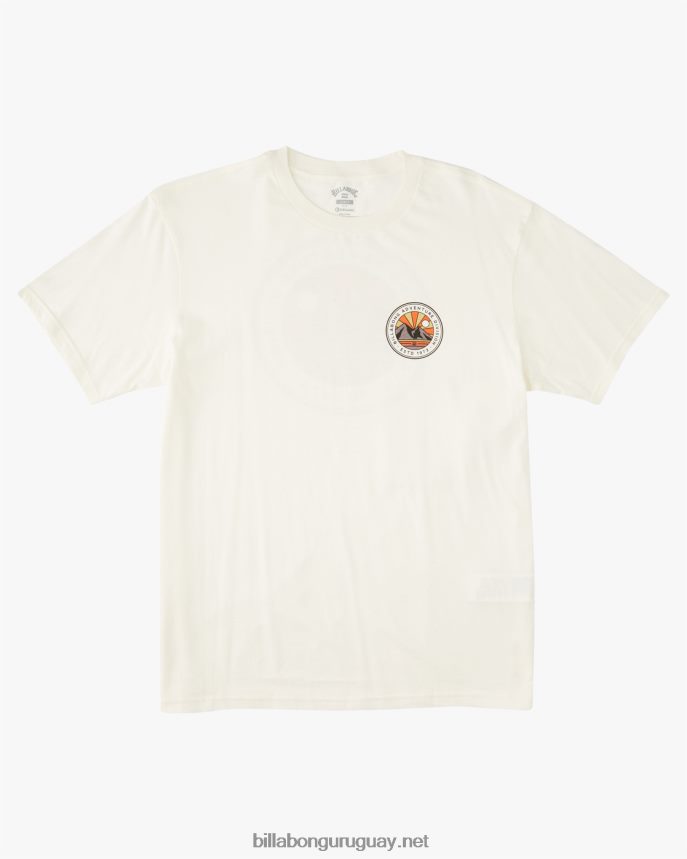 camiseta orgánica de manga corta a/div rockies hombres blanquecino DR6844648 Billabong
