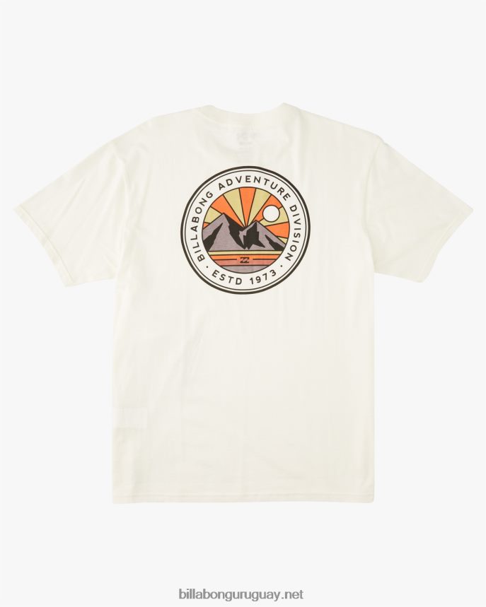 camiseta orgánica de manga corta a/div rockies hombres blanquecino DR6844648 Billabong