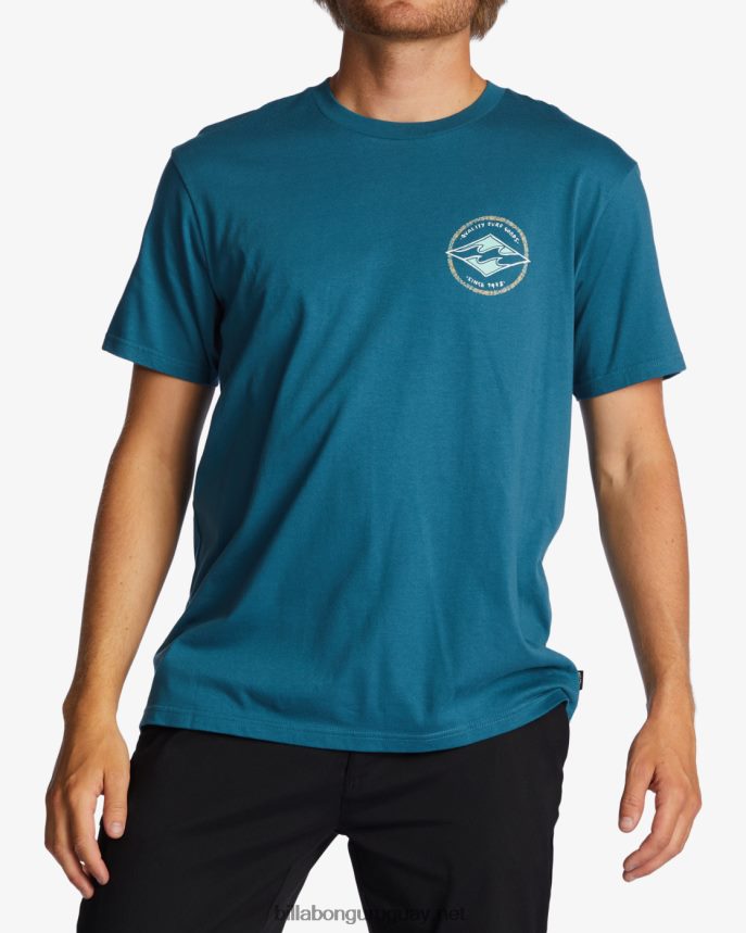 camiseta rotor diamante hombres Laguna Azul DR6844558 Billabong