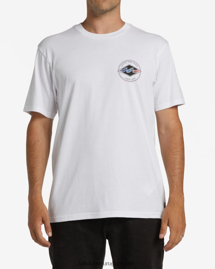 camiseta rotor diamante hombres blanco DR6844388 Billabong