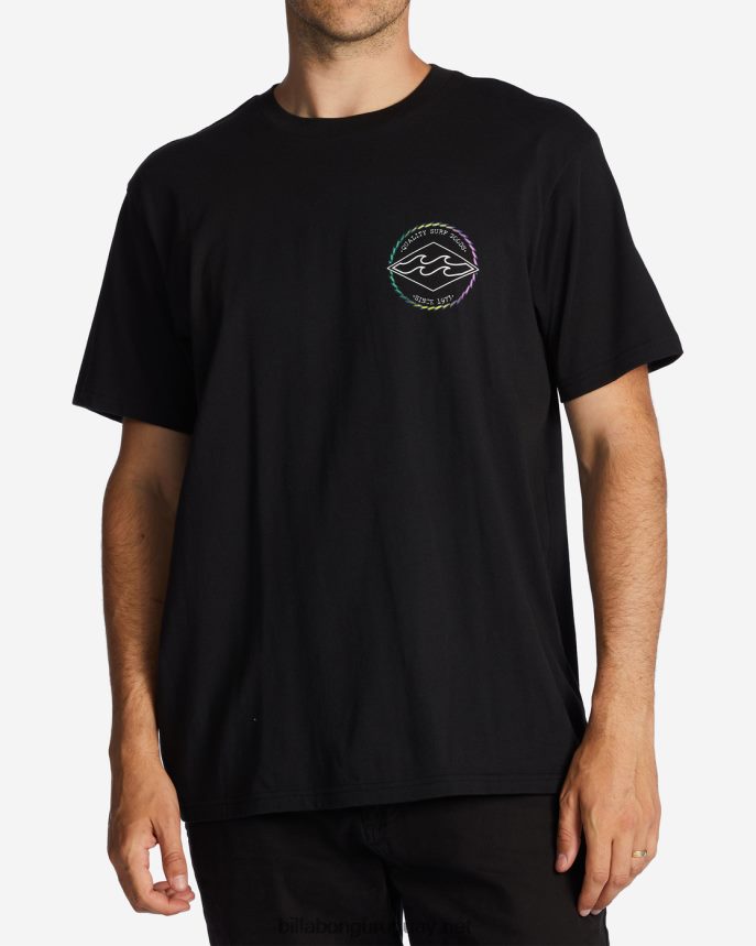 camiseta rotor diamante hombres negro DR6844559 Billabong