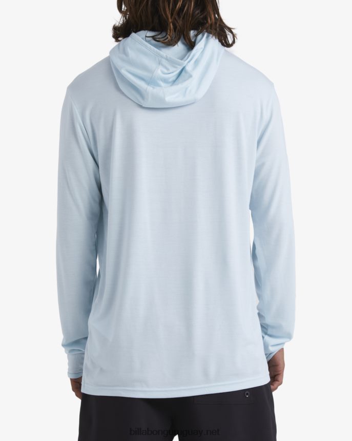 camiseta surf manga larga con capucha eclipse hombres costero DR6844446 Billabong