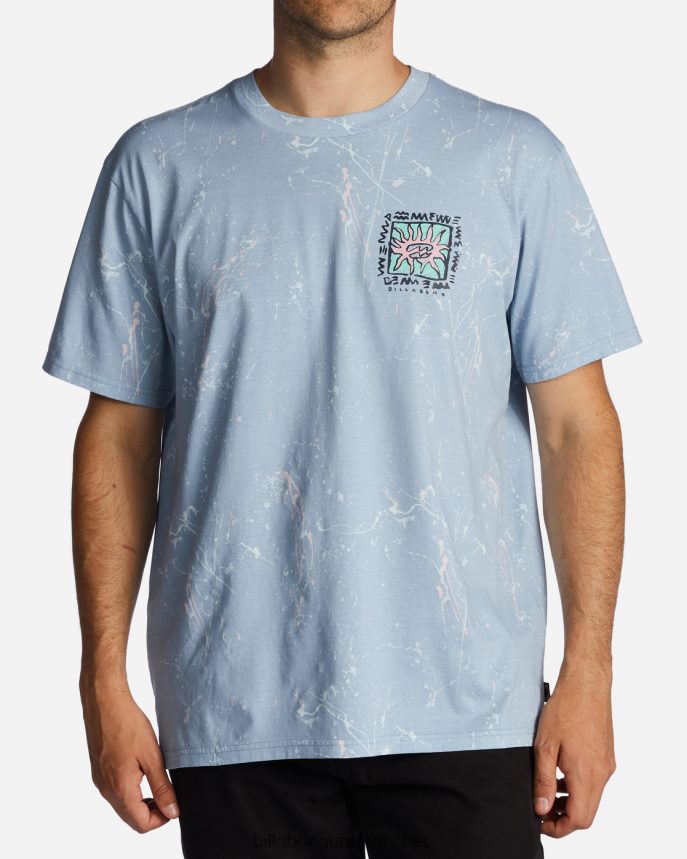 en caja en camiseta hombres azul lavado DR6844565 Billabong