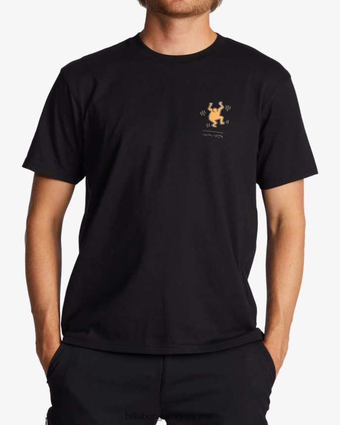 keith haring bash - camiseta hombres negro DR6844220 Billabong