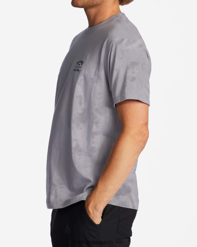 keith haring danza delfín camiseta hombres gris violeta DR6844222 Billabong