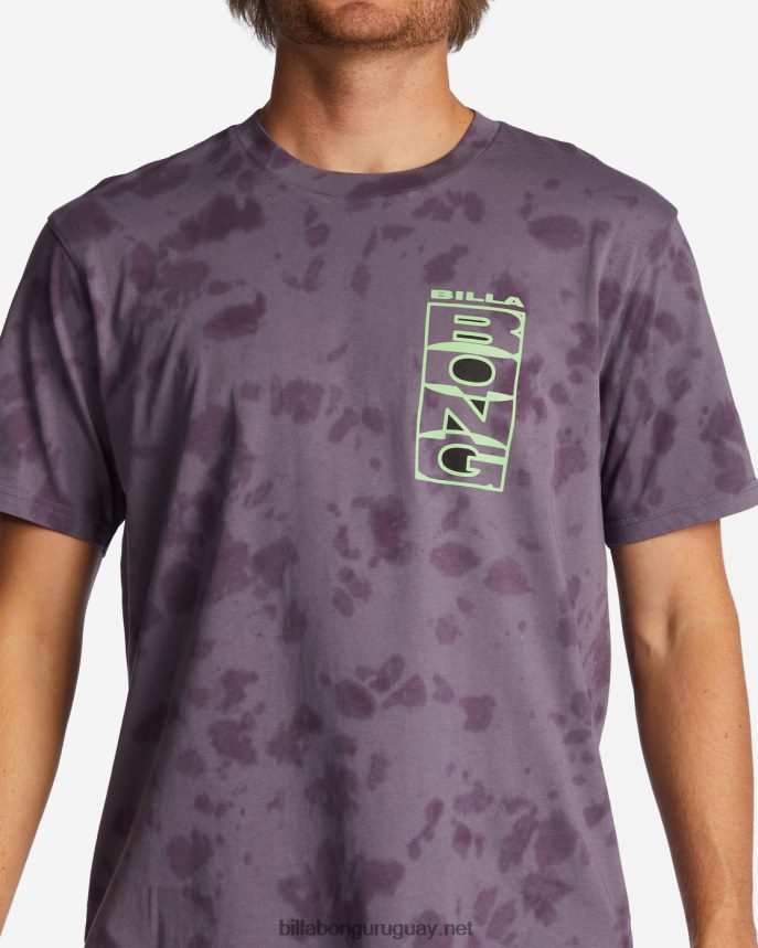 l.o.t.r. camiseta hombres neblina púrpura DR6844633 Billabong