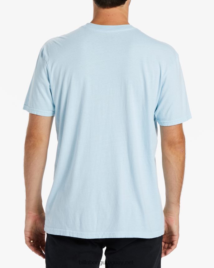 playera de manga corta con arco de salida hombres azul costero DR6844552 Billabong