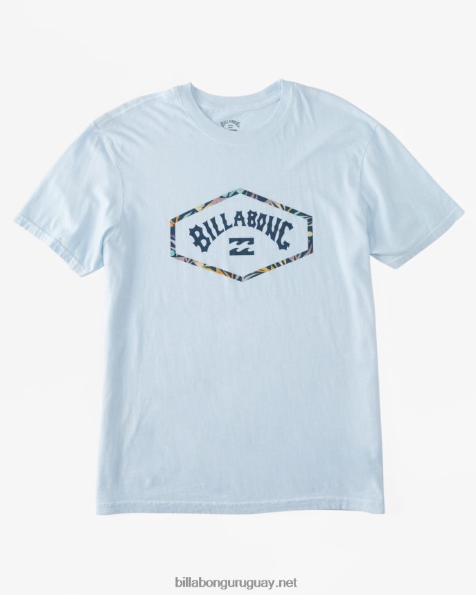 playera de manga corta con arco de salida hombres azul costero DR6844552 Billabong