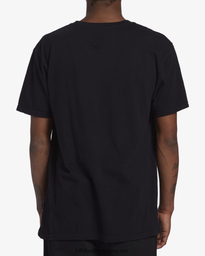 playera de manga corta con arco de salida hombres negro DR6844531 Billabong
