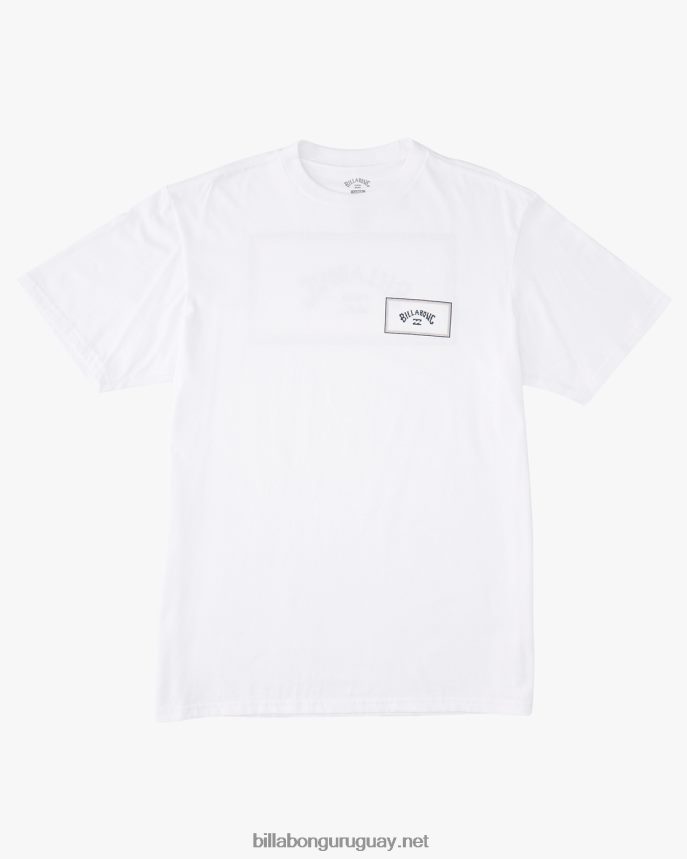playera de manga corta con bloque de arco hombres blanco DR6844266 Billabong