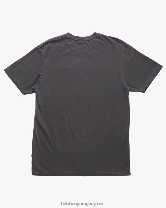 playera de manga corta con lavado Essential Wave hombres carbón DR6844297 Billabong