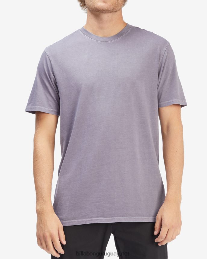 playera de manga corta con lavado Essential Wave hombres neblina púrpura DR6844328 Billabong