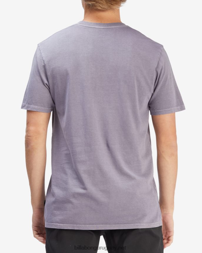 playera de manga corta con lavado Essential Wave hombres neblina púrpura DR6844328 Billabong