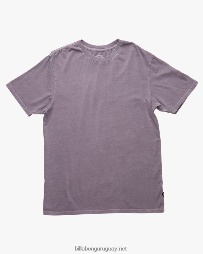 playera de manga corta con lavado Essential Wave hombres neblina púrpura DR6844328 Billabong