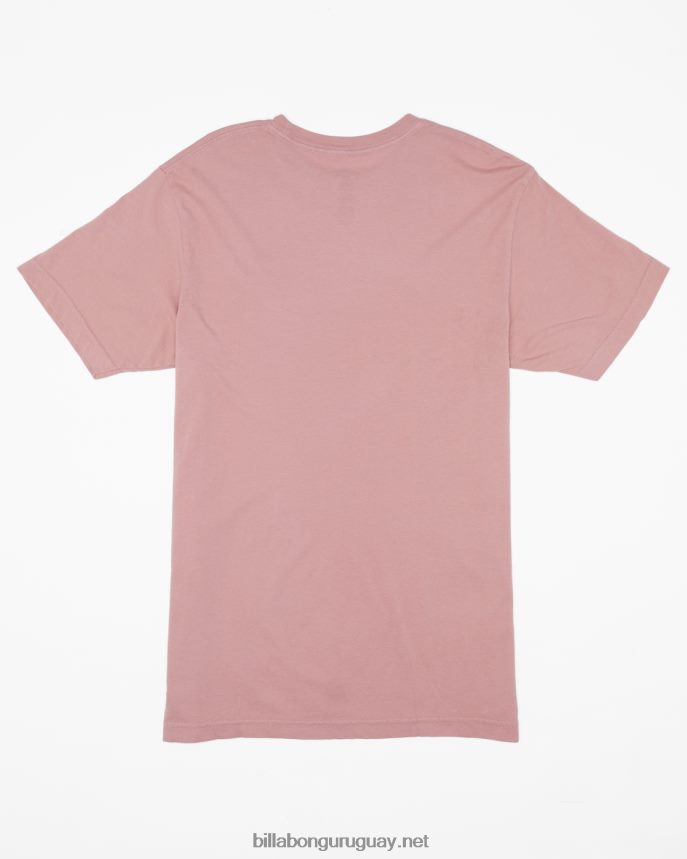 playera de manga corta con lavado ondulado hombres Rosa empolvado DR6844259 Billabong