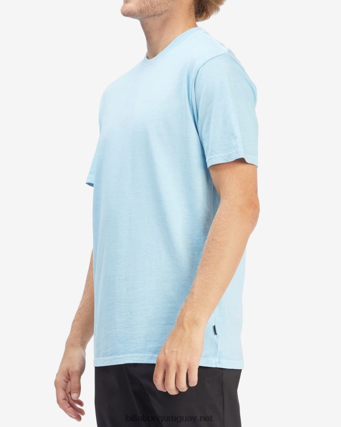 playera de manga corta con lavado ondulado hombres azul costero DR6844555 Billabong