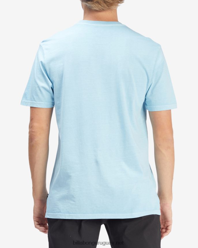 playera de manga corta con lavado ondulado hombres azul costero DR6844555 Billabong