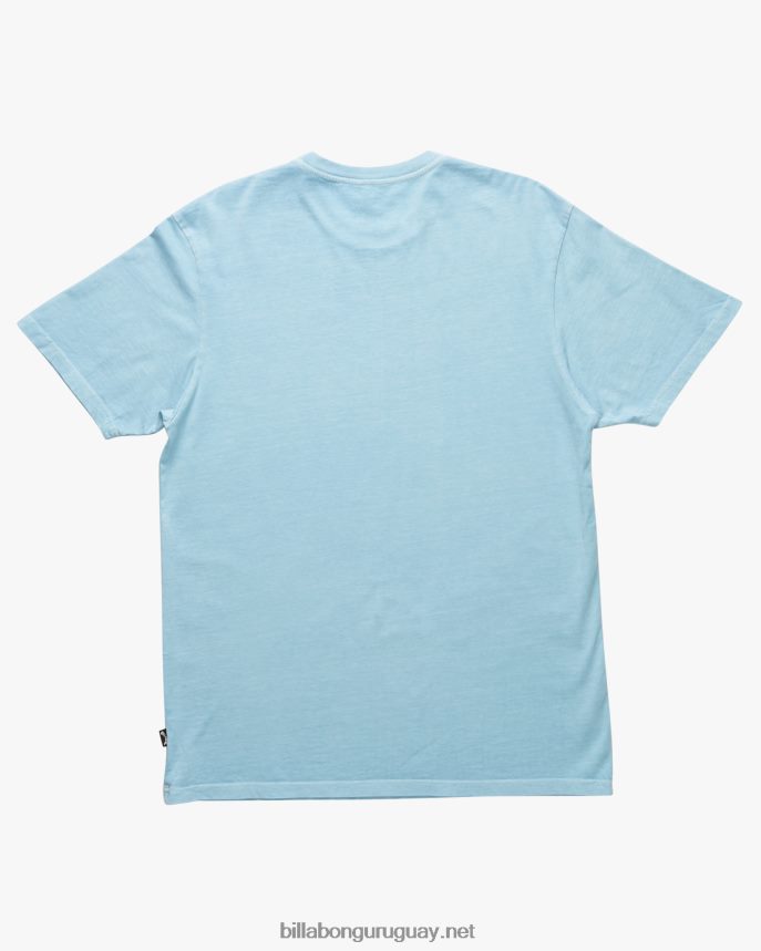 playera de manga corta con lavado ondulado hombres azul costero DR6844555 Billabong