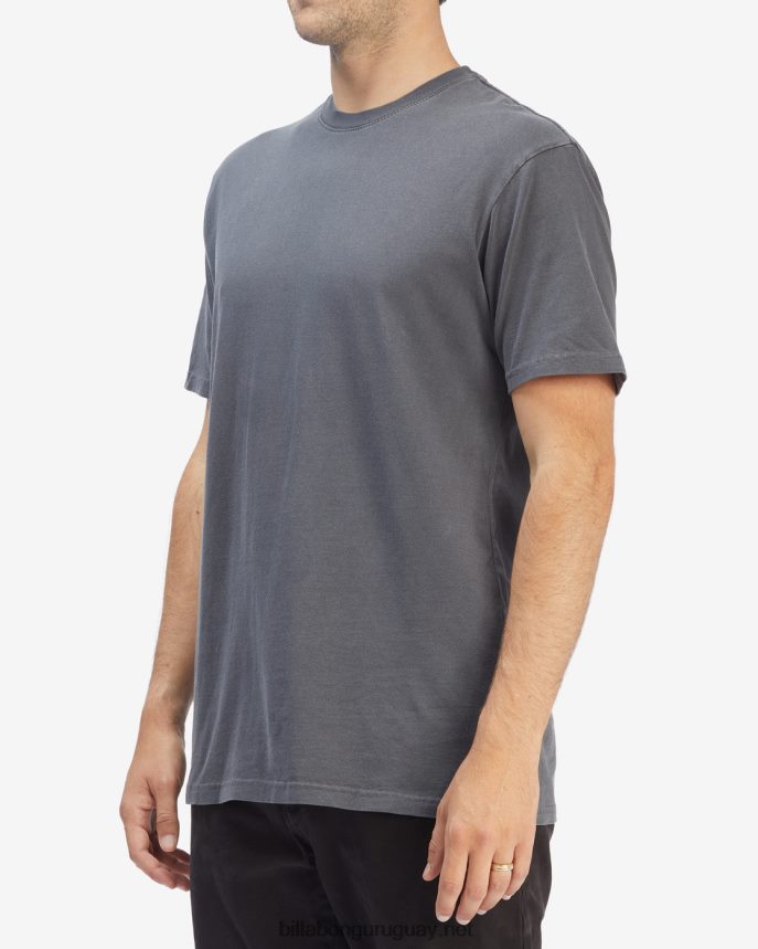 playera de manga corta con lavado ondulado hombres carbón DR6844291 Billabong