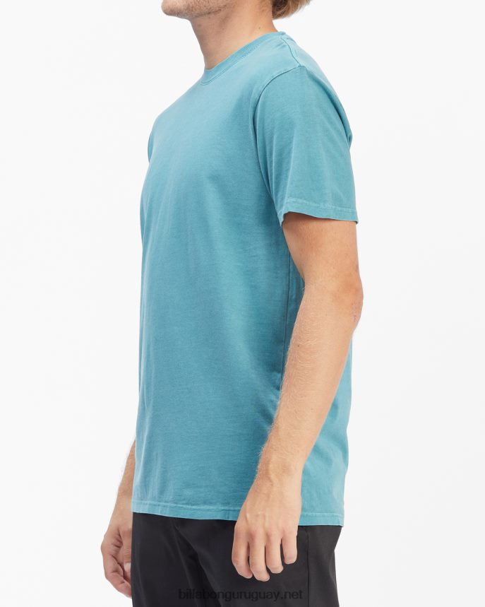 playera de manga corta con lavado ondulado hombres humo azul DR6844325 Billabong
