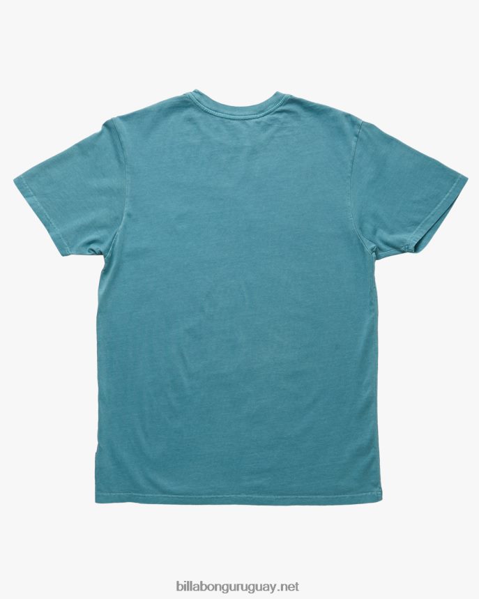 playera de manga corta con lavado ondulado hombres humo azul DR6844325 Billabong