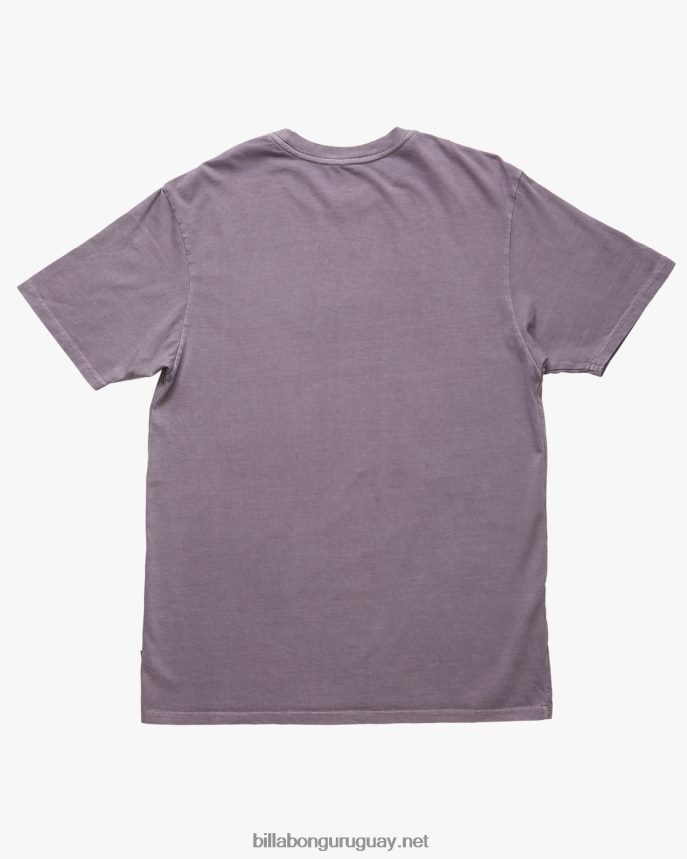 playera de manga corta con lavado ondulado hombres neblina púrpura DR6844294 Billabong