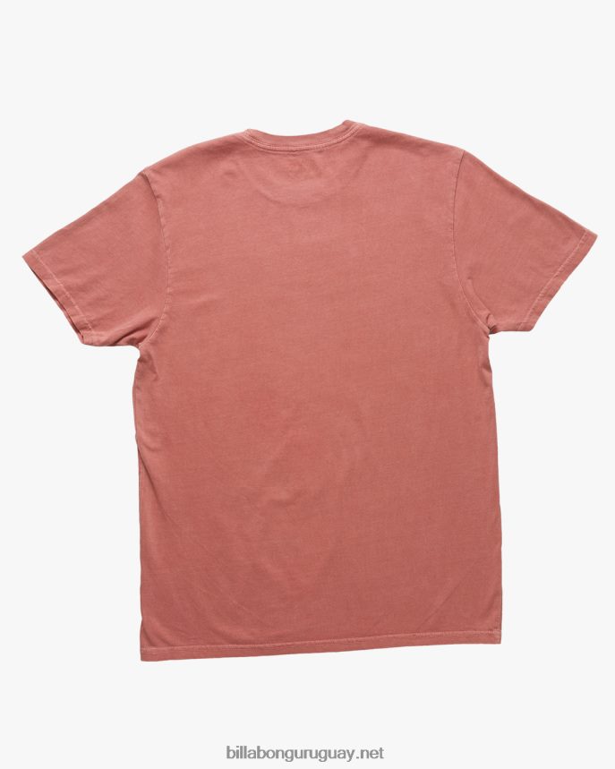 playera de manga corta con lavado ondulado hombres rosa descolorida DR6844292 Billabong
