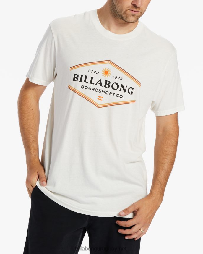 playera de manga corta con paredes hombres blanquecino DR6844526 Billabong