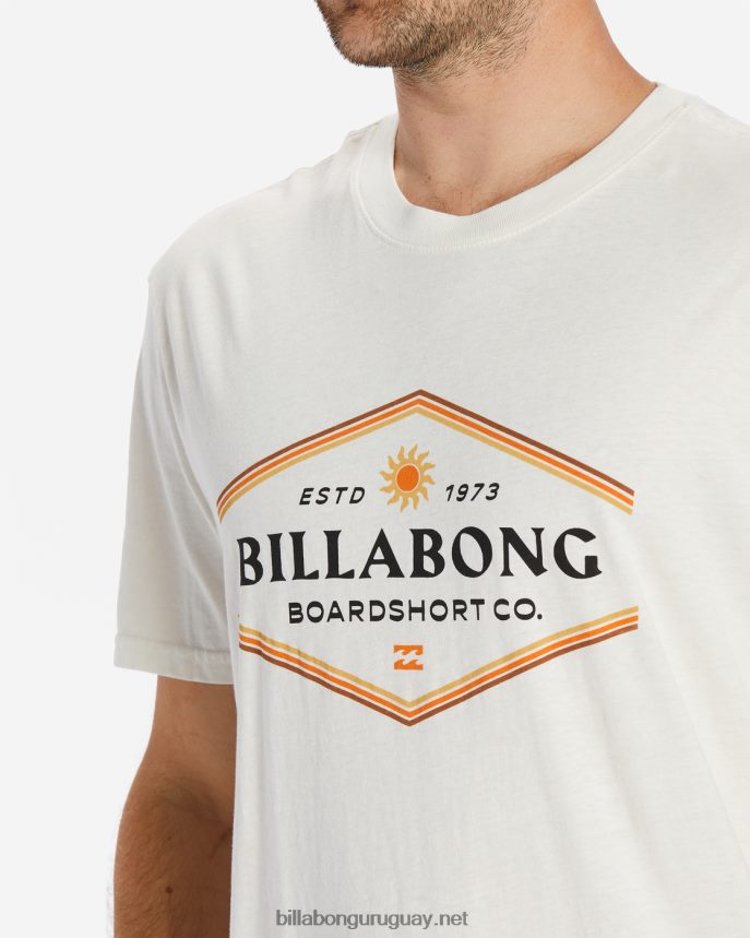 playera de manga corta con paredes hombres blanquecino DR6844526 Billabong