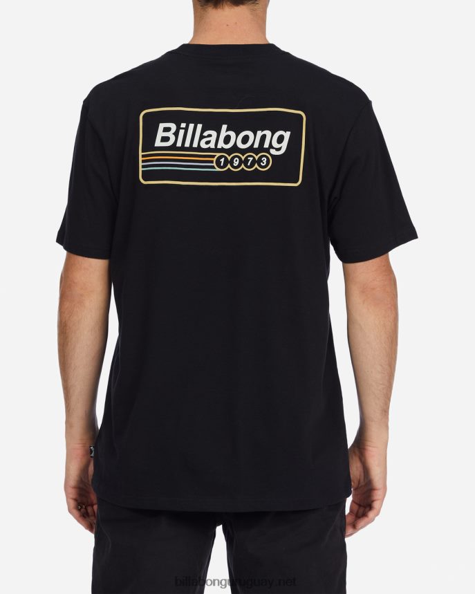 playera de manga corta con paredes hombres negro DR6844663 Billabong