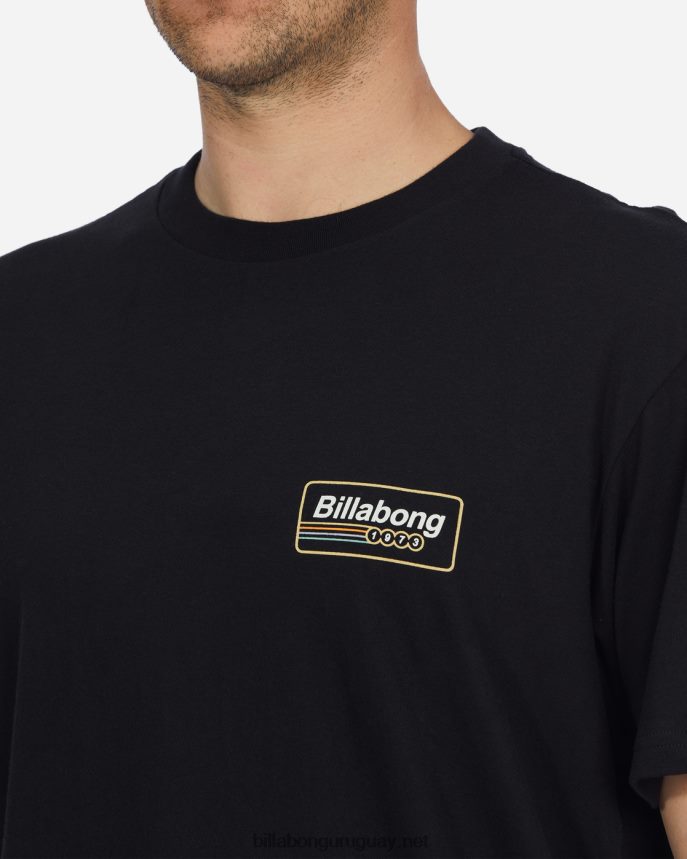 playera de manga corta con paredes hombres negro DR6844663 Billabong