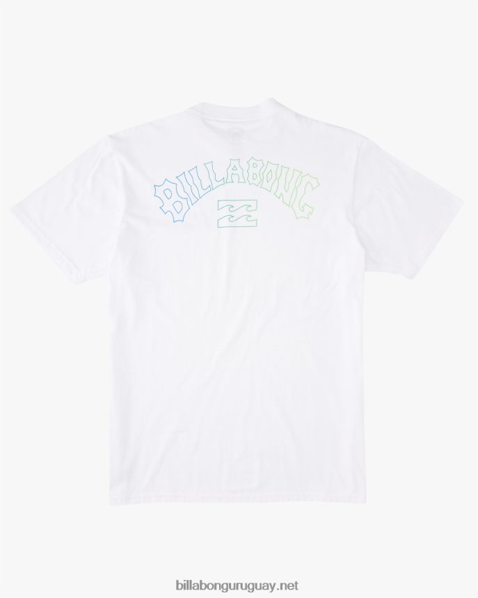 playera de manga corta con relleno de arco hombres blanco DR6844637 Billabong