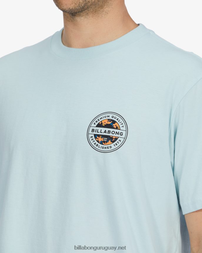 playera de manga corta con relleno de rotor hombres costero DR6844597 Billabong