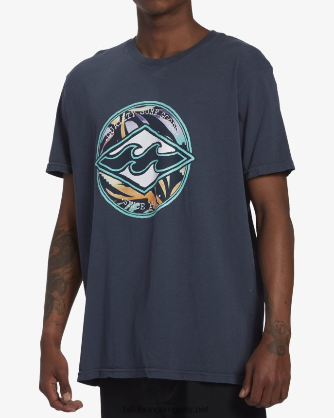 playera de manga corta de diamante del rotor hombres Armada DR6844630 Billabong