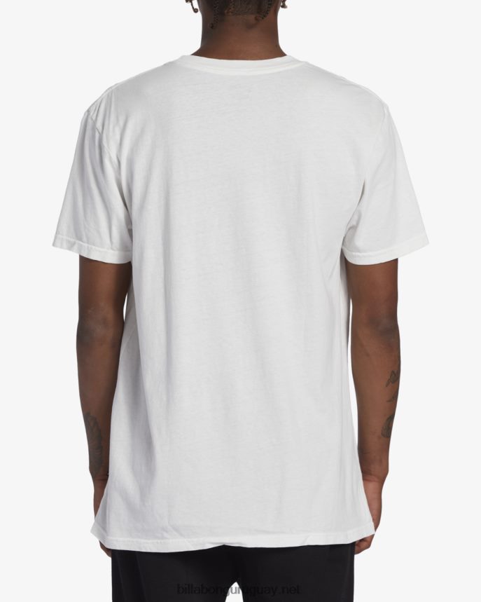 playera de manga corta de diamante del rotor hombres blanquecino DR6844649 Billabong