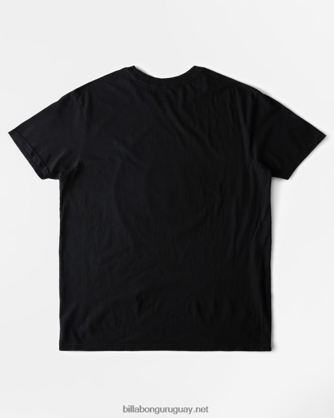 playera de manga corta de diamante del rotor hombres negro DR6844660 Billabong