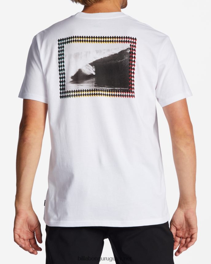 playera de manga corta icónica de Andy Irons hombres blanco DR6844645 Billabong