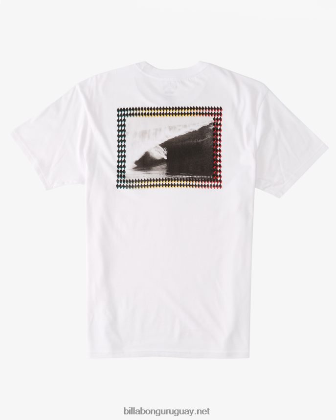 playera de manga corta icónica de Andy Irons hombres blanco DR6844645 Billabong