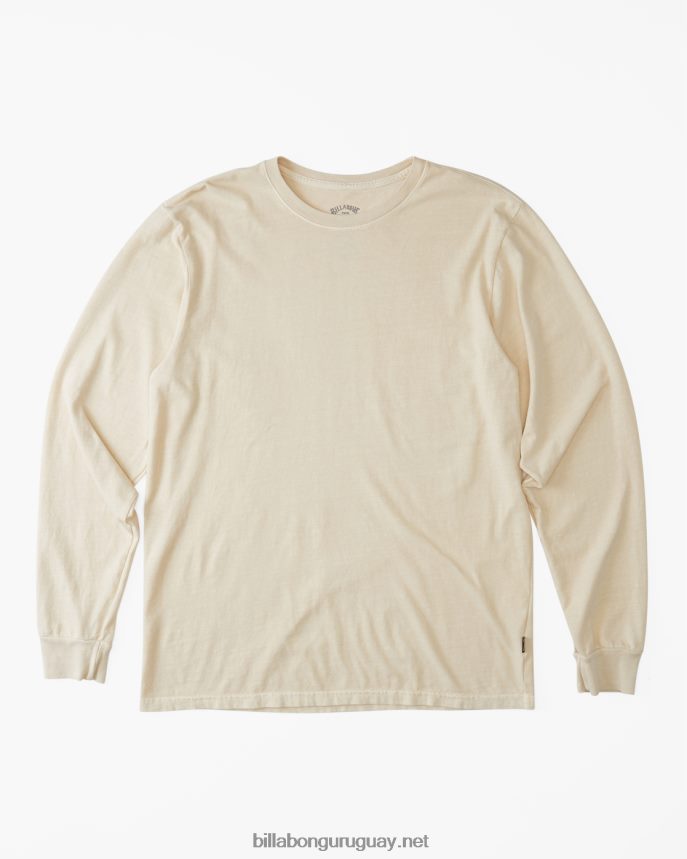 playera de manga larga con lavado Essential Wave hombres hueso DR6844444 Billabong