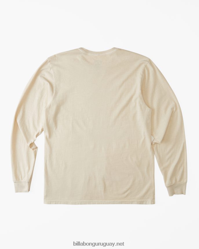 playera de manga larga con lavado Essential Wave hombres hueso DR6844444 Billabong