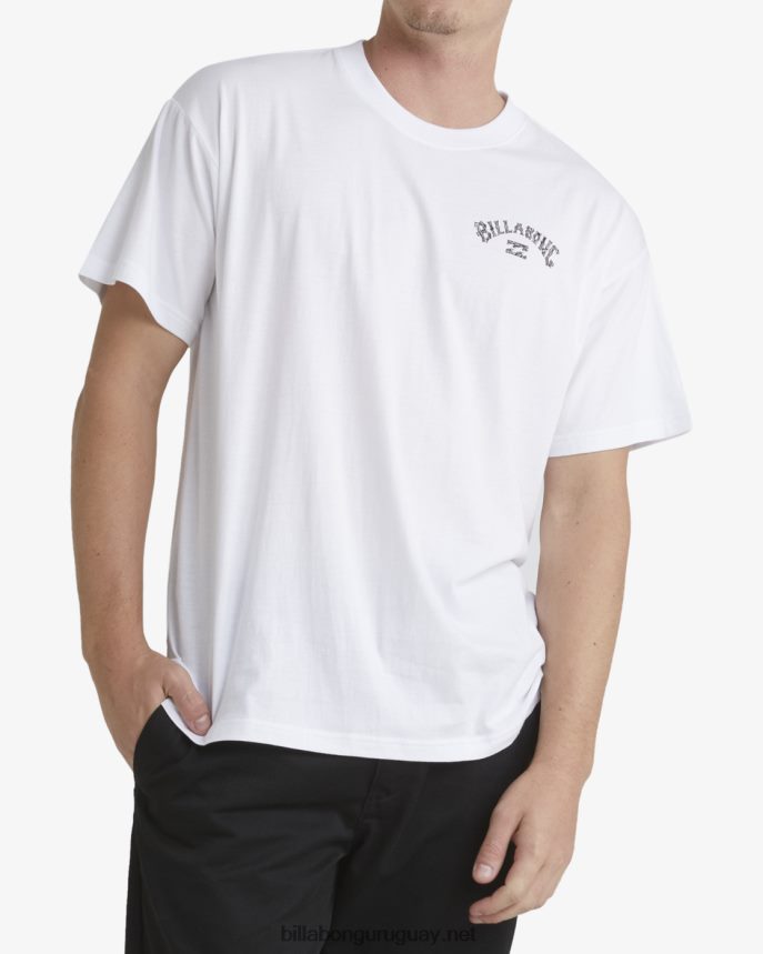 playera manga corta arco pilpeled hombres blanco DR6844398 Billabong