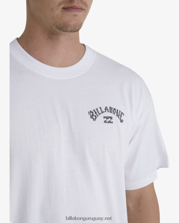 playera manga corta arco pilpeled hombres blanco DR6844398 Billabong