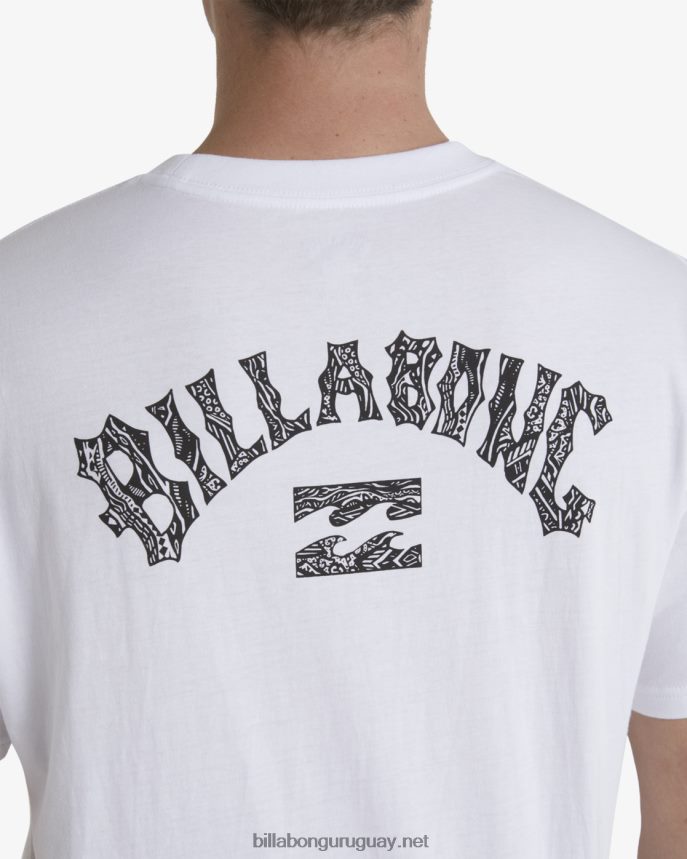 playera manga corta arco pilpeled hombres blanco DR6844398 Billabong