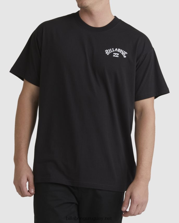 playera manga corta arco pilpeled hombres negro DR6844419 Billabong