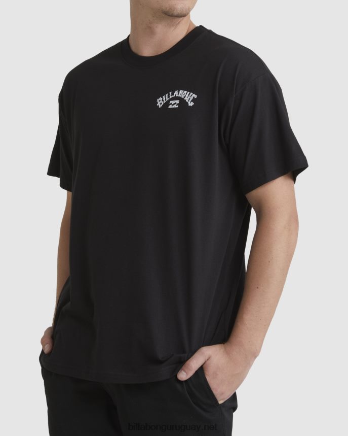playera manga corta arco pilpeled hombres negro DR6844419 Billabong